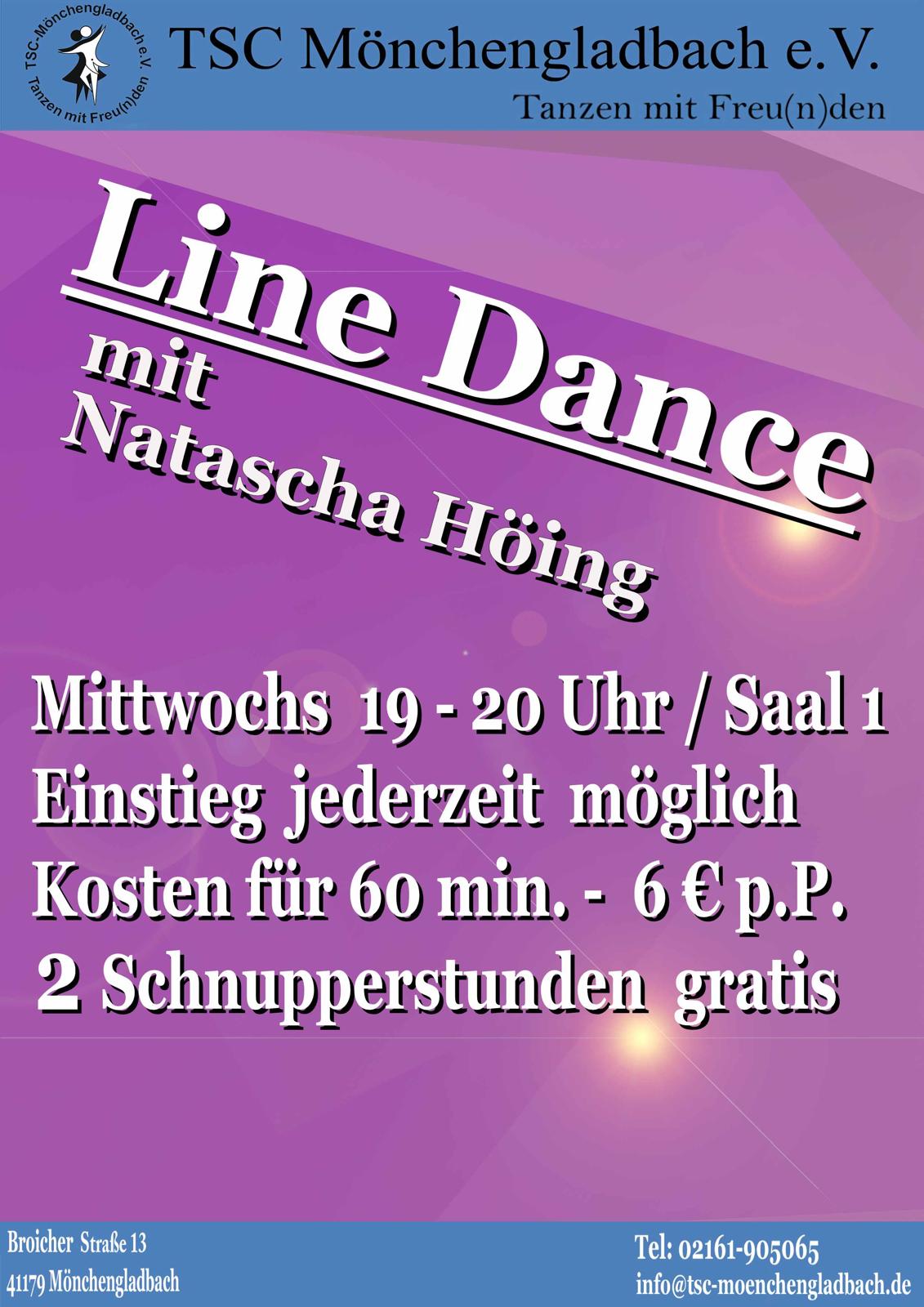Line Dance für Solotänzer:innen bei Natascha Höing