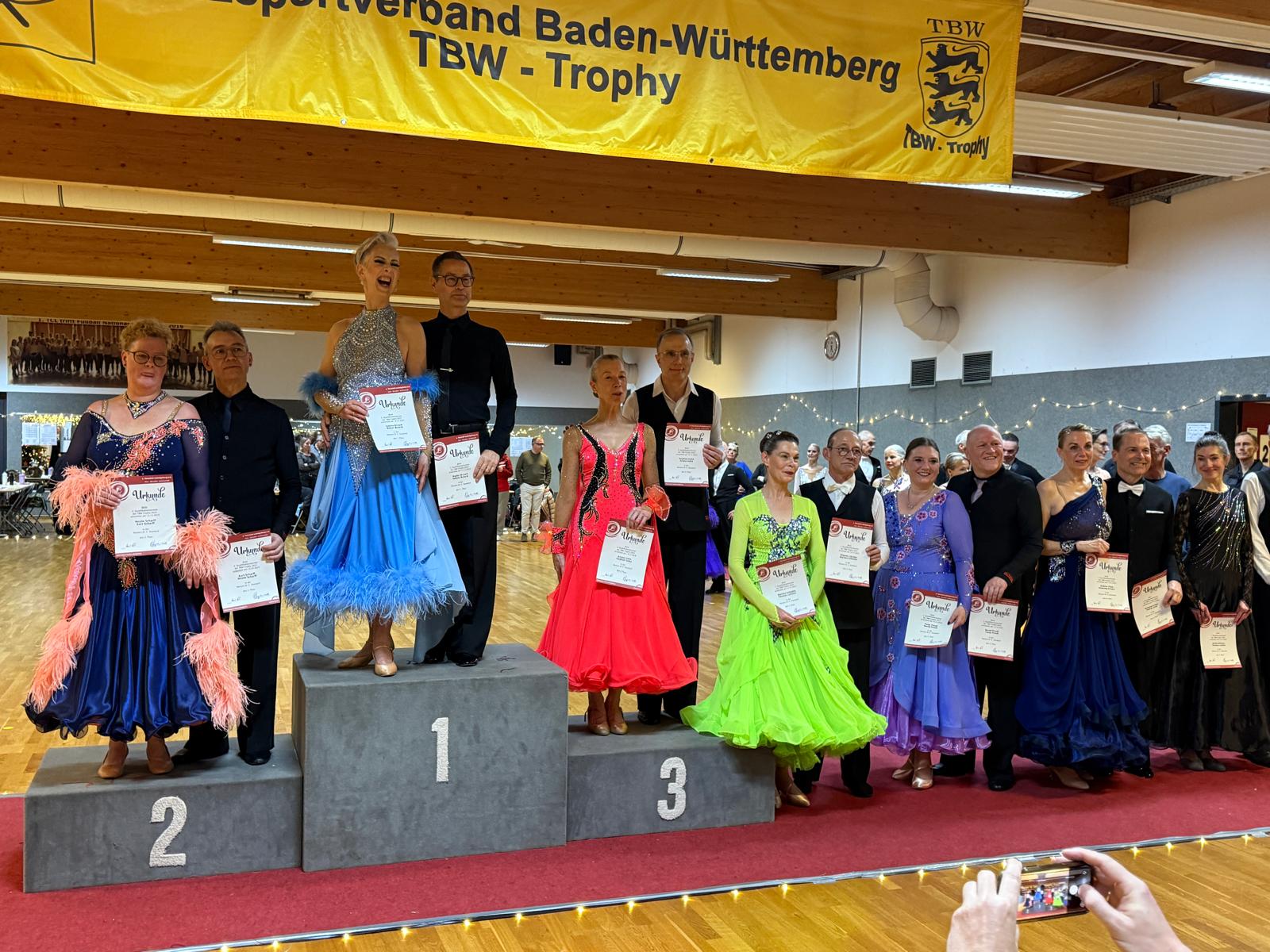 Ariane und Stephan erfolgreich in Ludwigsburg